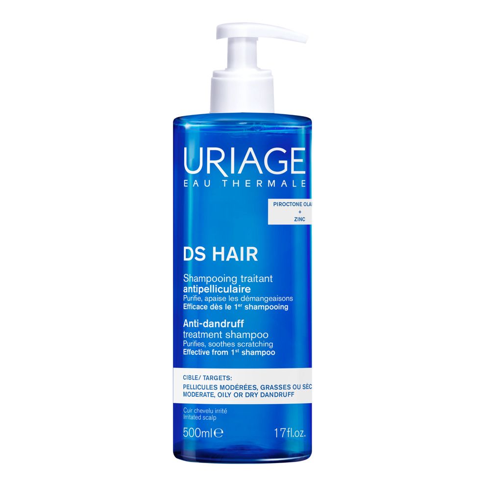 Uriage Shampoo Trattante Antiforfora Ds Hair, 500 Ml, - Immagine 5