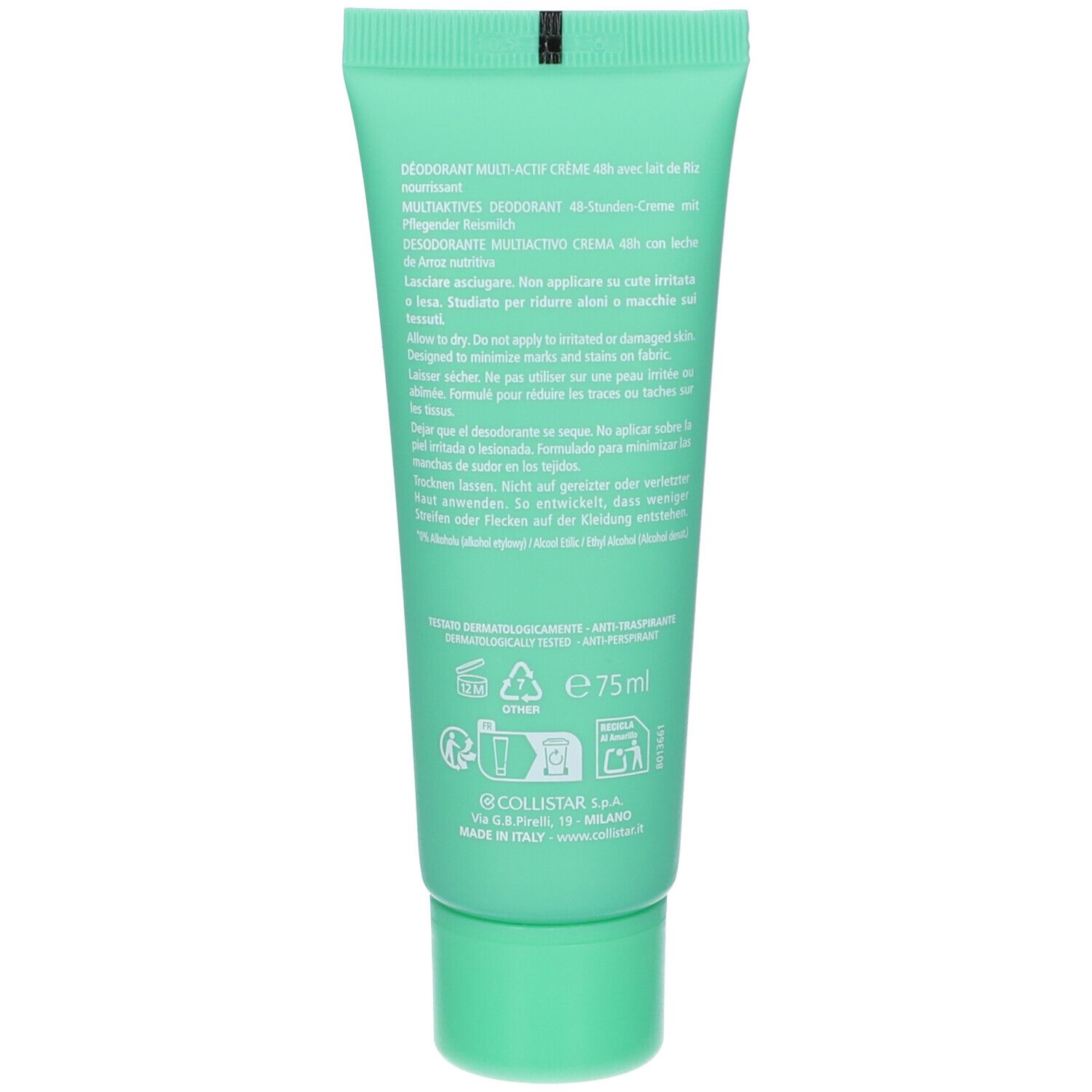 Collistar Deodorante Multi-Attivo Crema 48H No Alcol