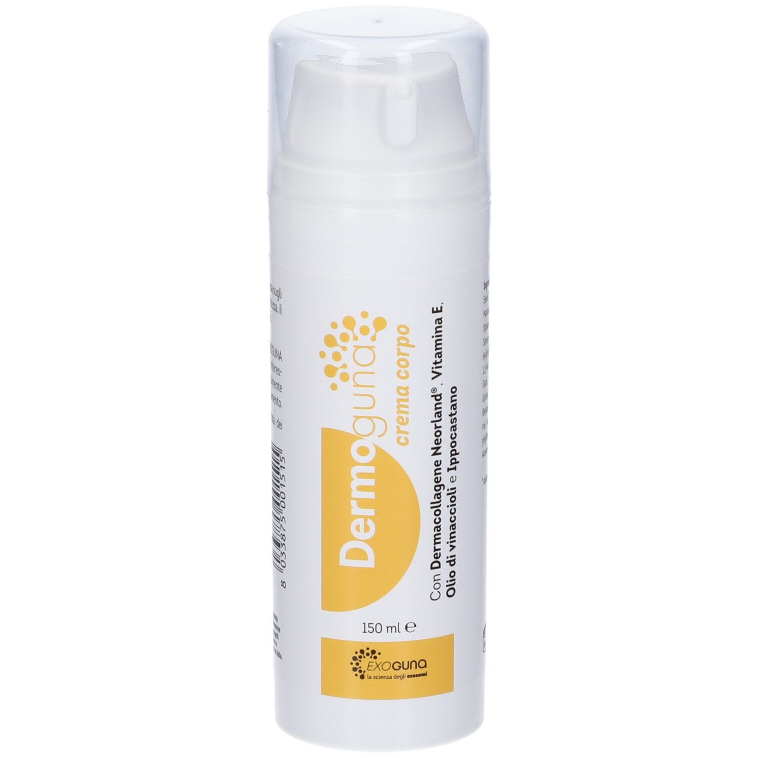 Dermoguna Crema Corpo Flasche mit Pumpspender, 150 ml.