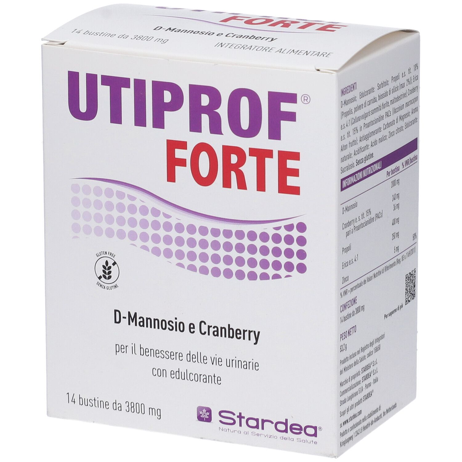 Utiprof Forte 14 Bustine - Integratore per le vie urinarie e il drenaggio dei liquidi - Immagine 5