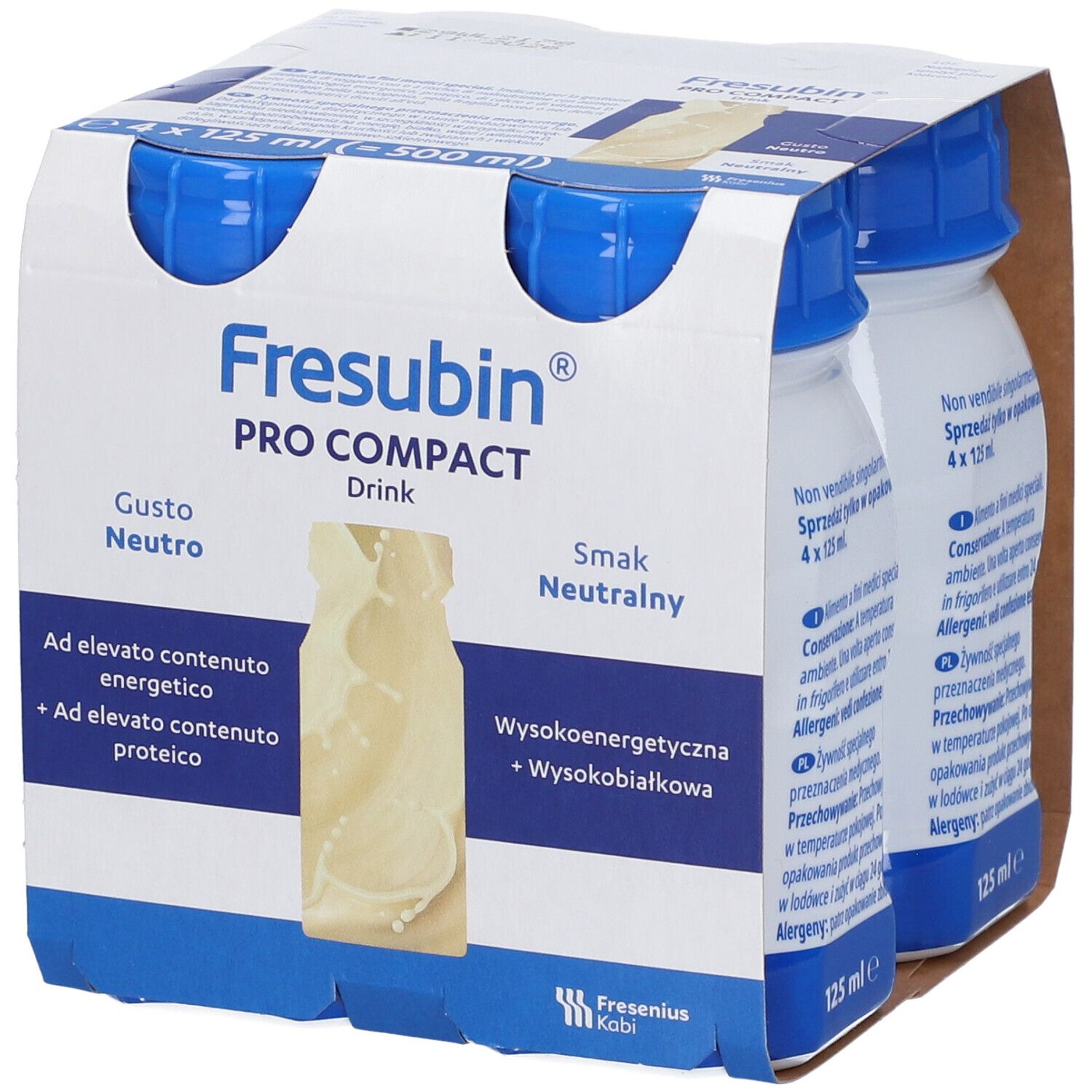FRESENIUS KABI Fresubin Pro Compact Drink - Alimento a fini medici speciali 4 flaconi da 125 ml - Immagine 4