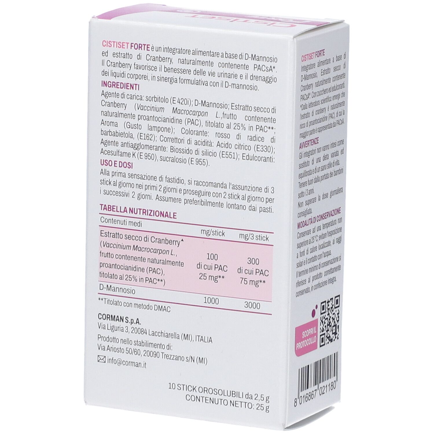 Corman Spa Cistiset Forte 10 Stick - Immagine 8