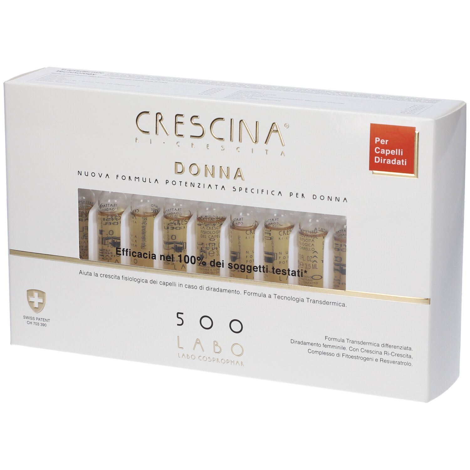 Crescina Donna 500 Formula Specifica Potenziata Fiale