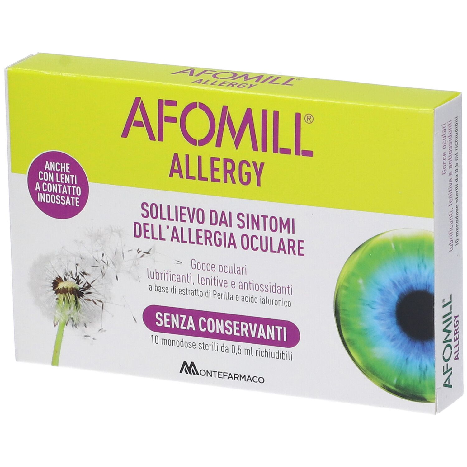 Afomill Allergy Gocce Oculari Fiale Richiudibili 10x0,5 ml Gocce oftal