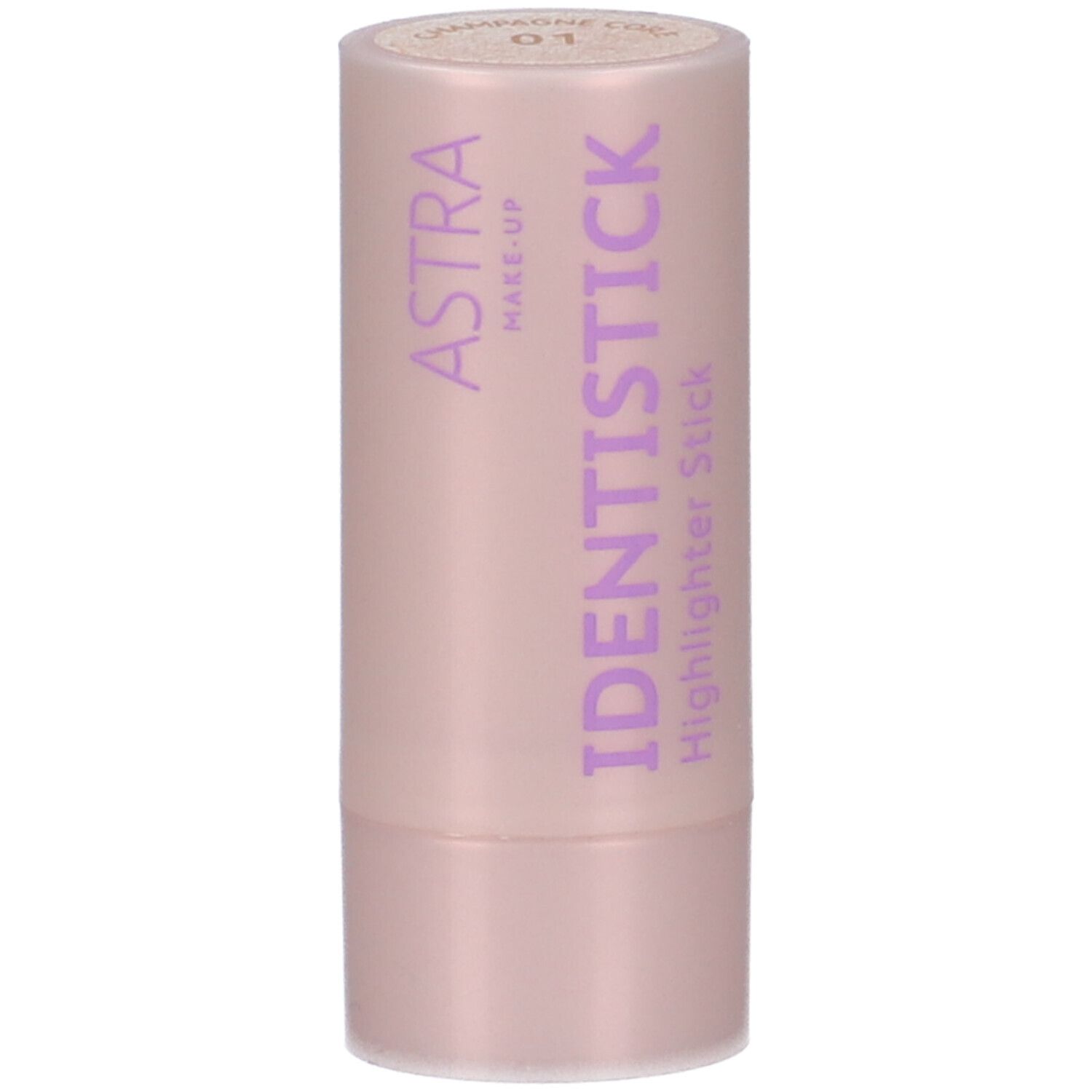 Astra Make-Up Highlighter Stick, tonalità 01 Champagne.