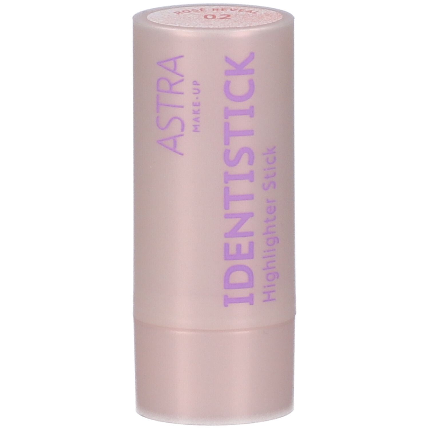 Astra Make-Up Identistick Highlighter Stick rosa tenue.