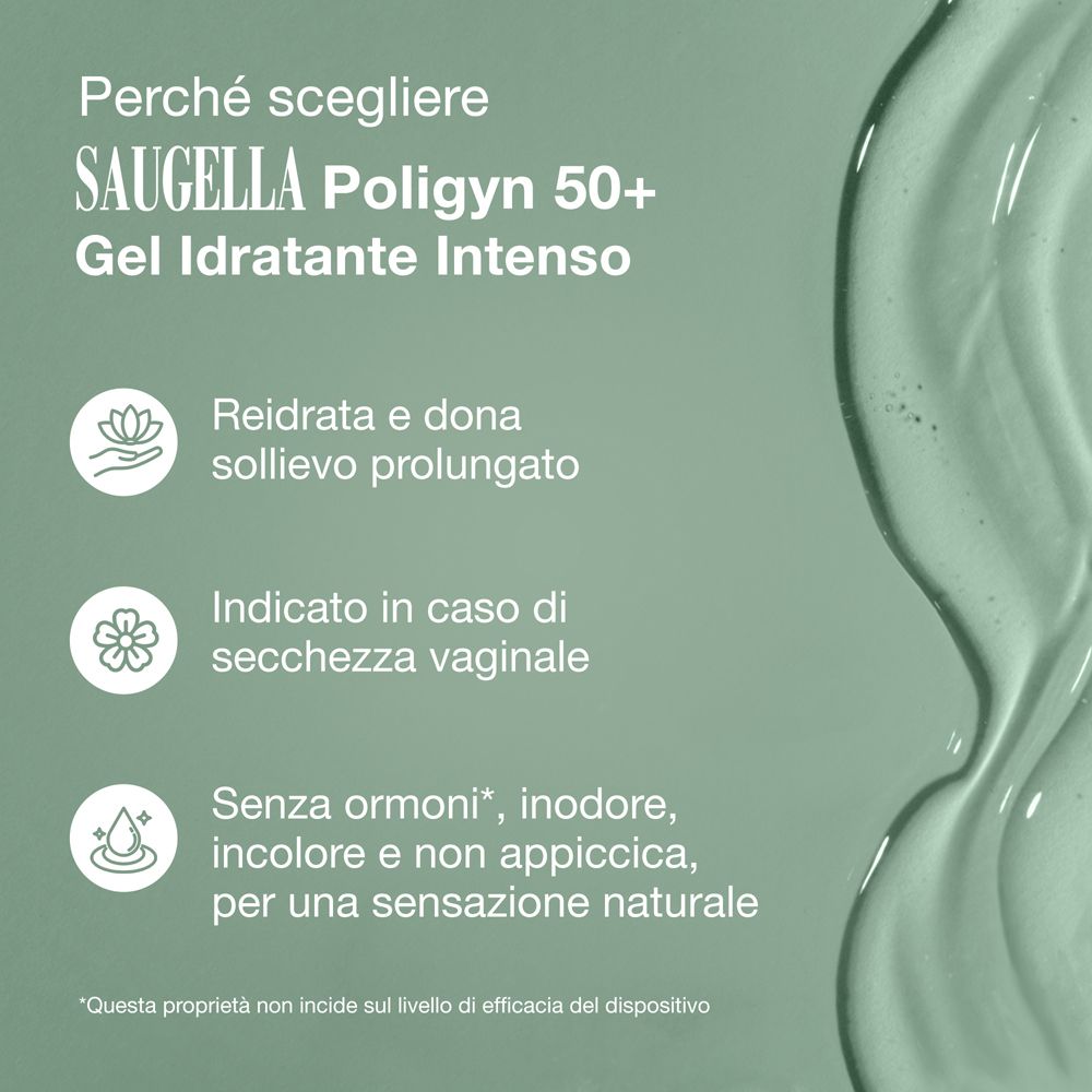 Saugella Polygyn 50+ Gel Idratante Intenso: Rehydriert und spendet langanhaltende Linderung.