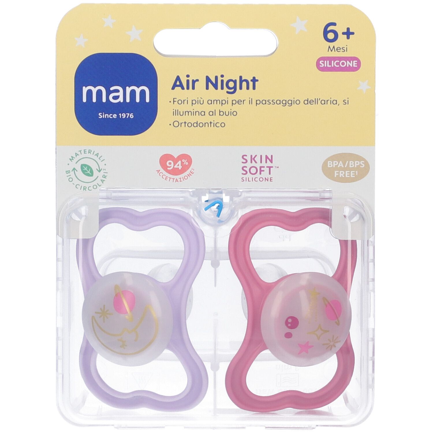 Mam Succhietto Air Night 6+ Mesi