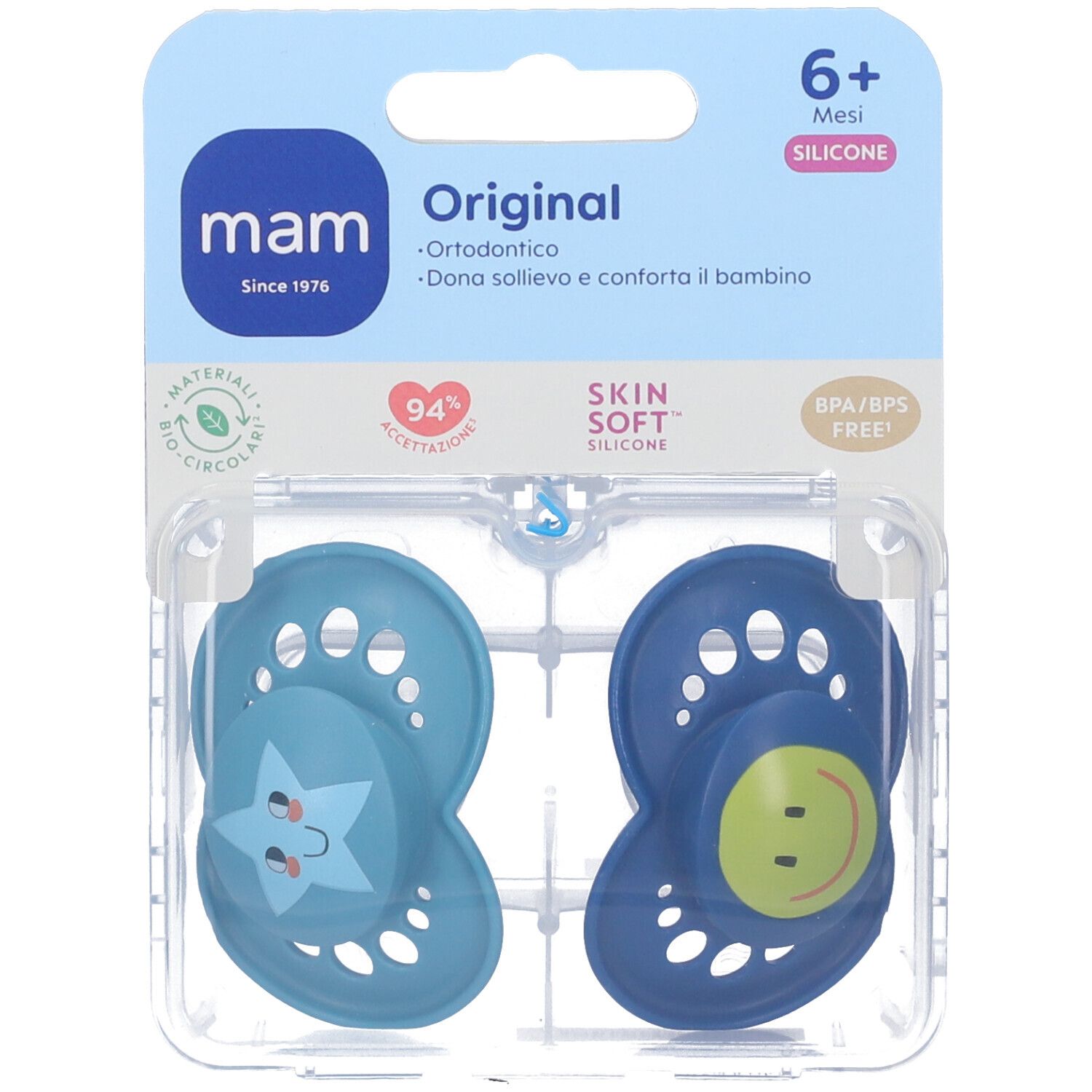 MAM Original Succhietto Ortodontico 6+ Mesi