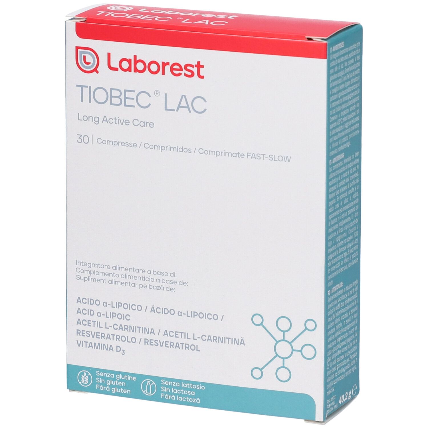 Uriach Italy Srl Integratore Tiobec Lac Laborest Rilascio Controllato, 30Cpr - Immagine 4