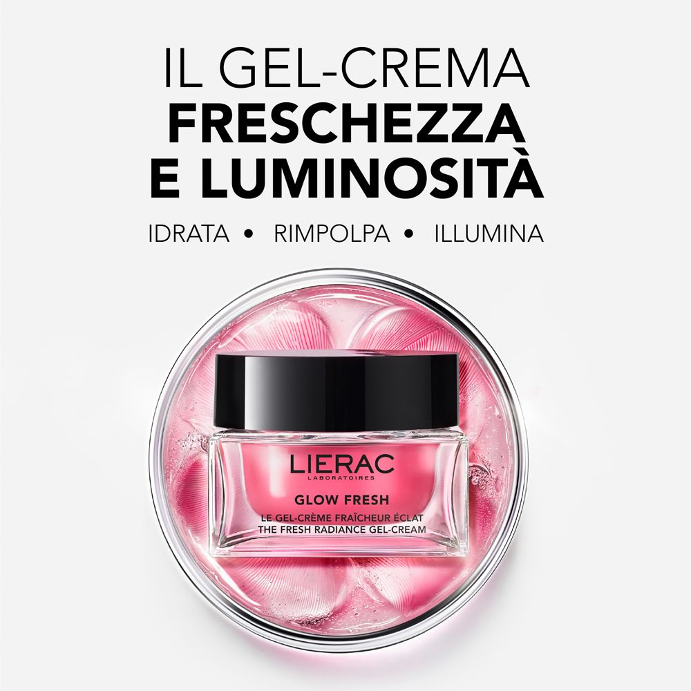 Lierac Gel-Crema Idratante Rimpolpante Illuminante Ricarica