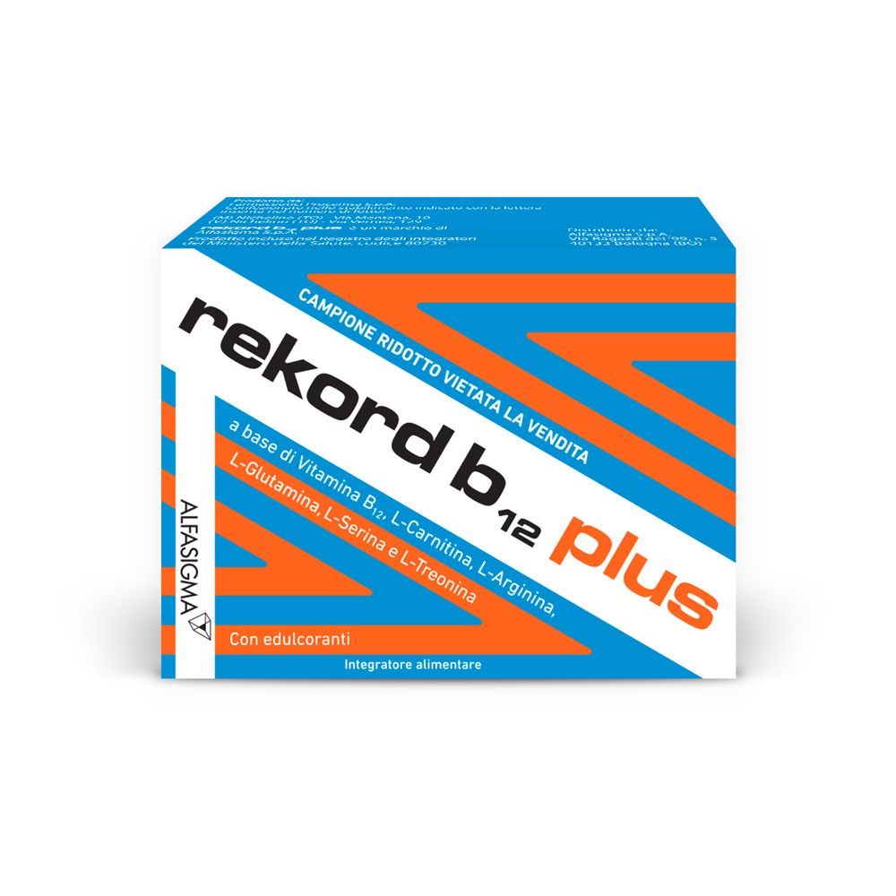 Rekord B12 Plus Integratore Vitaminico in Flaconcini