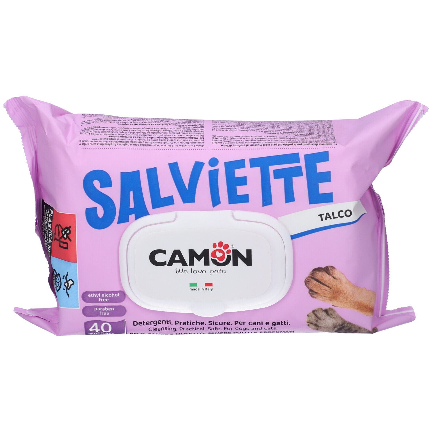 Salviette Talco 40 Salviettine