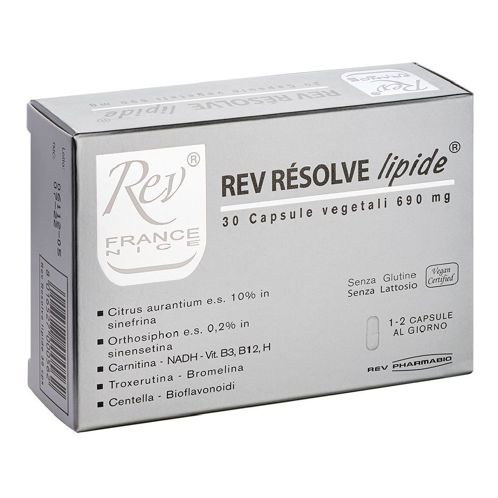 Rev Pharmabio Rev Resolve Integratore Drenante 30 Capsule - Immagine 7