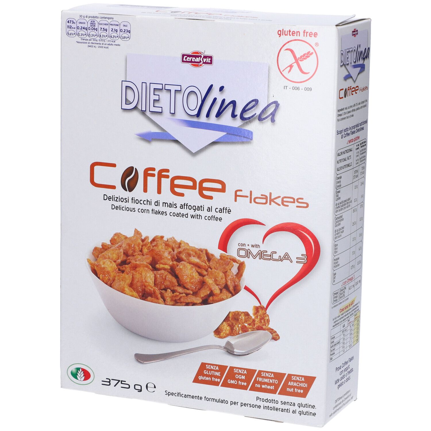 CEREALVIT Coffee Flakes - Fiocchi di Mais affogati al caffè 375 g - Immagine 6
