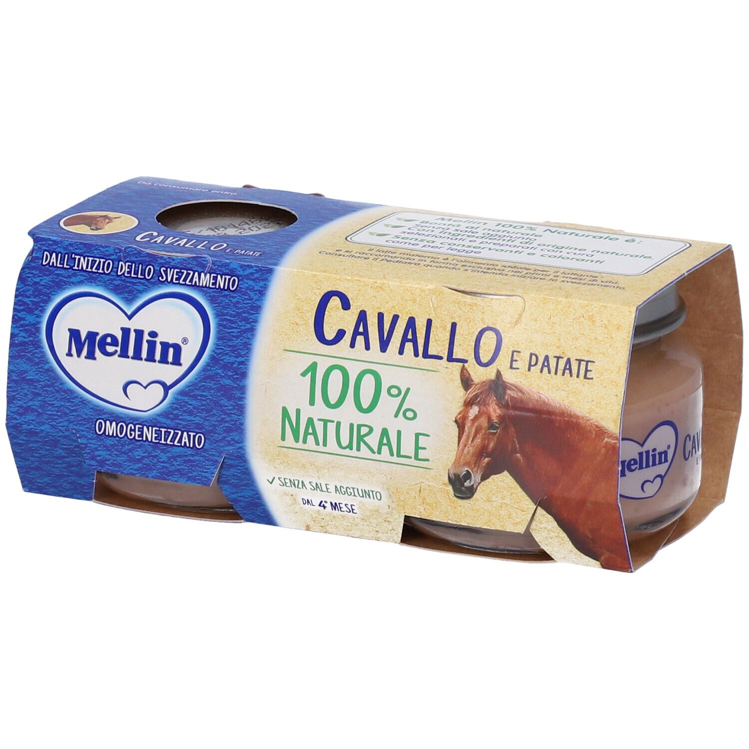 MELLIN OMOG CAVALLO 2X80G - Immagine 3