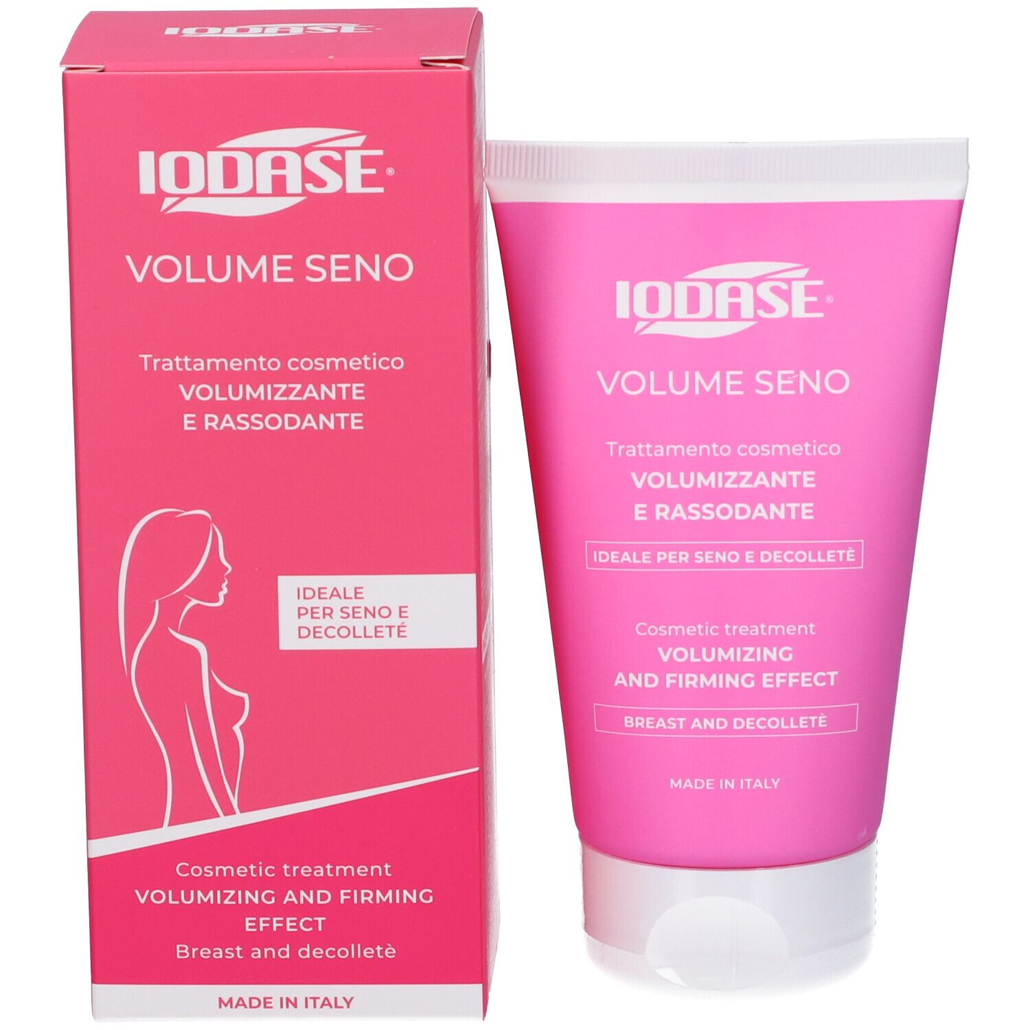 Iodase Volume Seno kosmetische Behandlung, 100ml Tube und Faltschachtel.