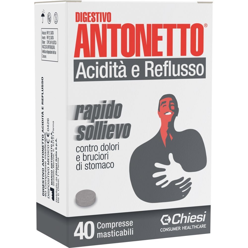 Image of Digestivo Antonetto® Acidità e Reflusso Compresse