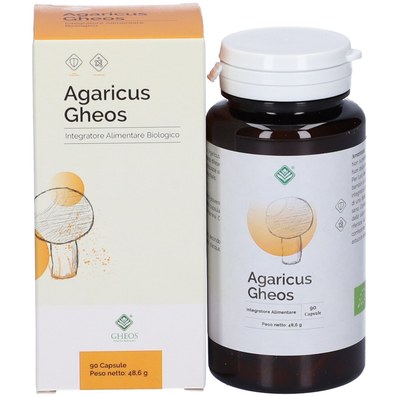 Agaricus Gheos Capsule da 540 Mg