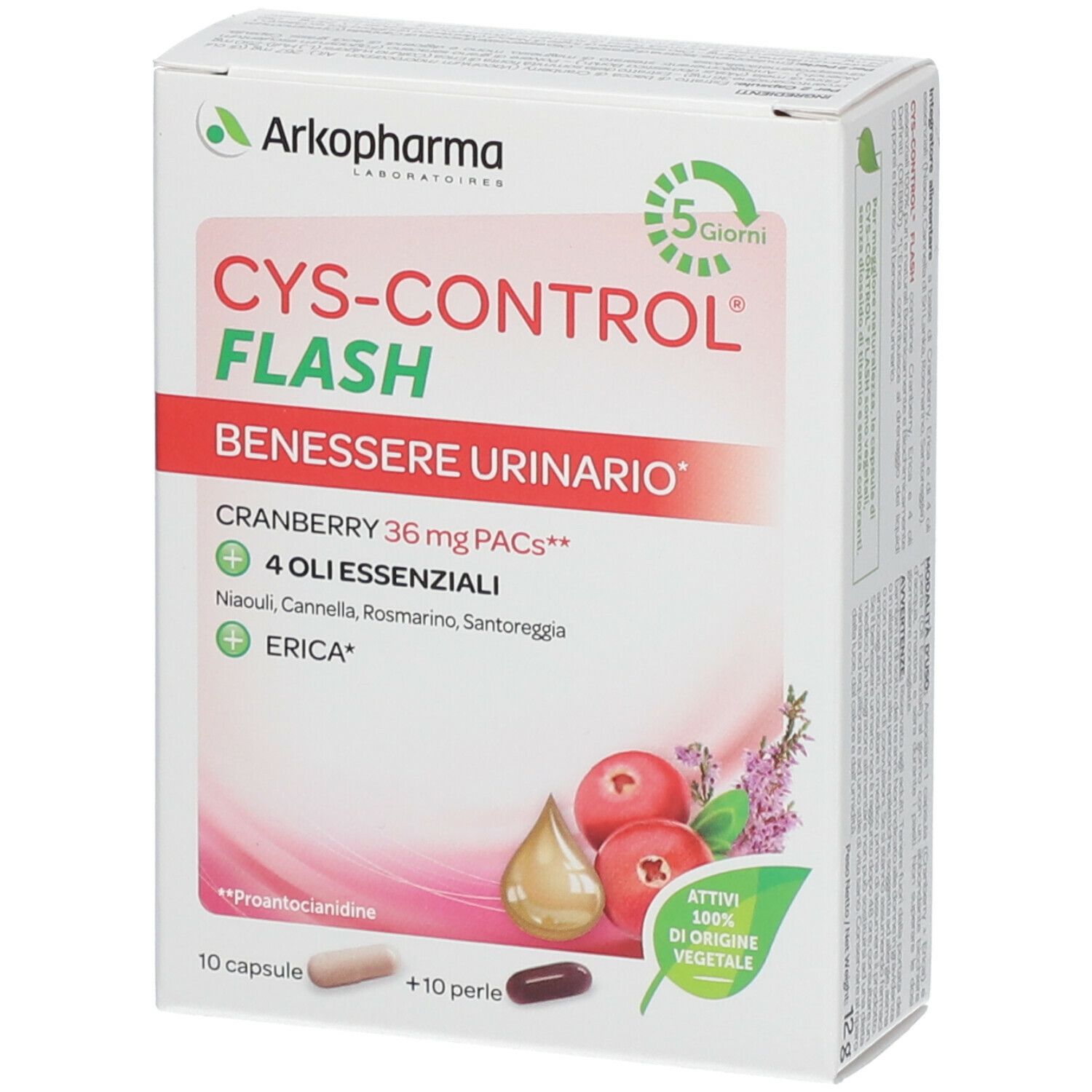Arkopharma Cys-control® Flash - risparmia il 10% con il codice: ARKO10