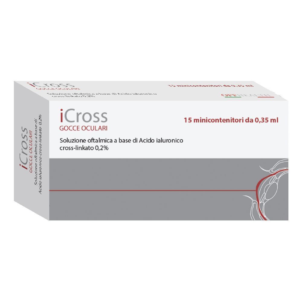iCross Gocce Oculari 15x0,35 ml Pipette monodose
