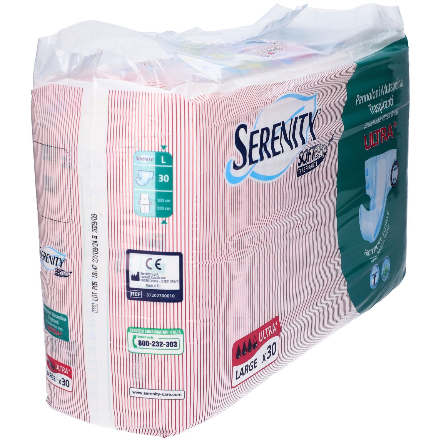 Pannolone A Mutandina Serenity Fitted Ultra + Aloe L 30 Pezzi 30 pz Pa view 2