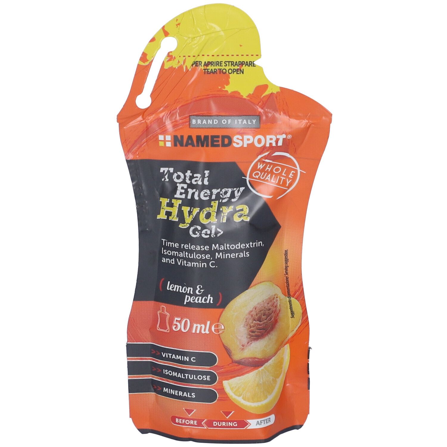 Total Energy Namedsport® Hydra Gel Lemon And Peach - Risparmia Il 10% Con Codice: 10Named 50 Ml Bambino