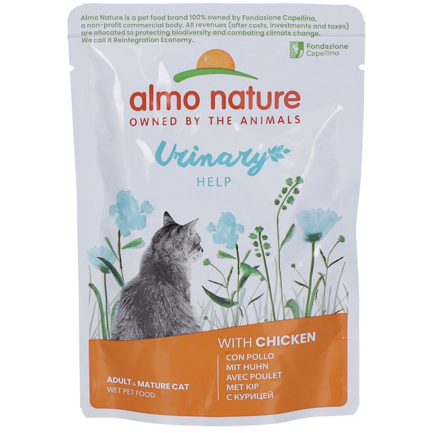 Almo Nature Holistic Urinary Help con Pollo per Gatti Adulti