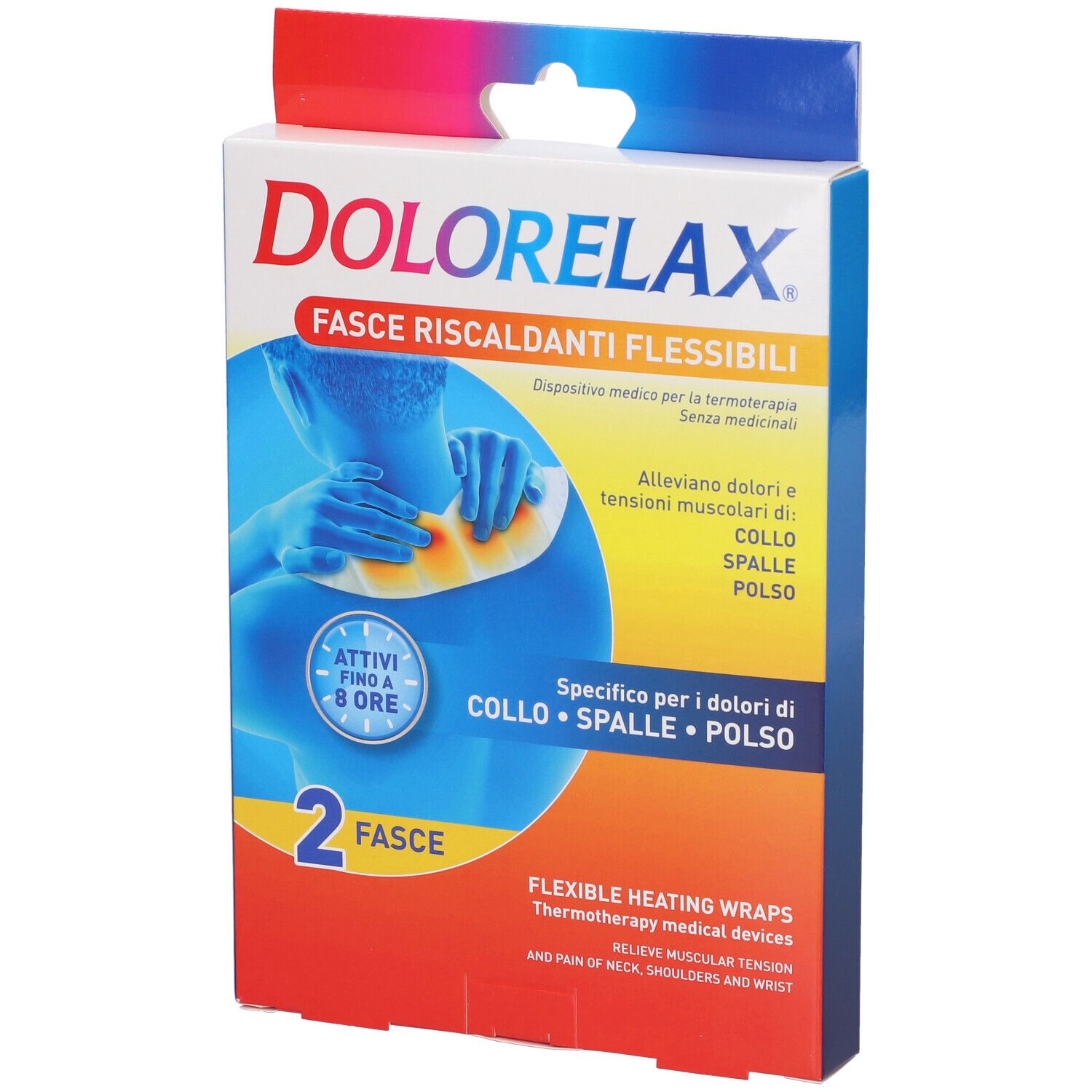 Fascia Riscaldante Sagomata Dolorelax 2 Pezzi - Immagine 5