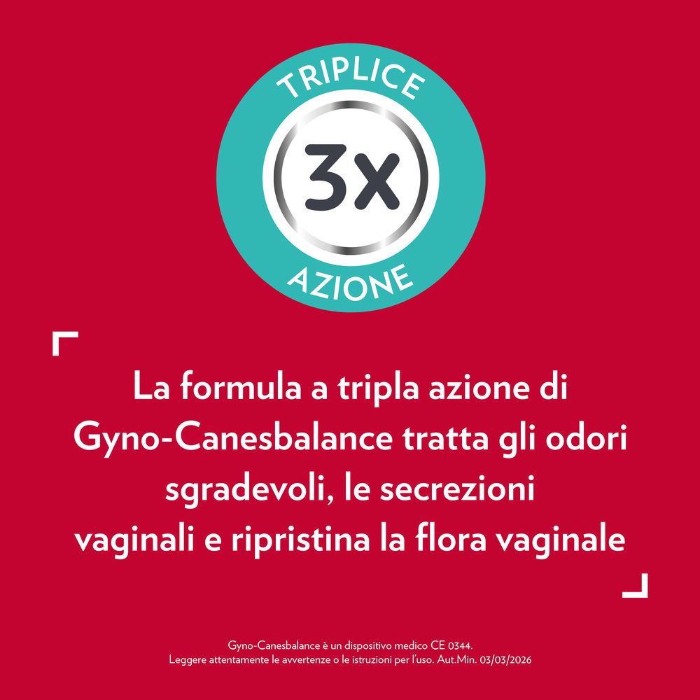 Packung Gyno-Canesbalance zur Behandlung von bakterieller Vaginose.