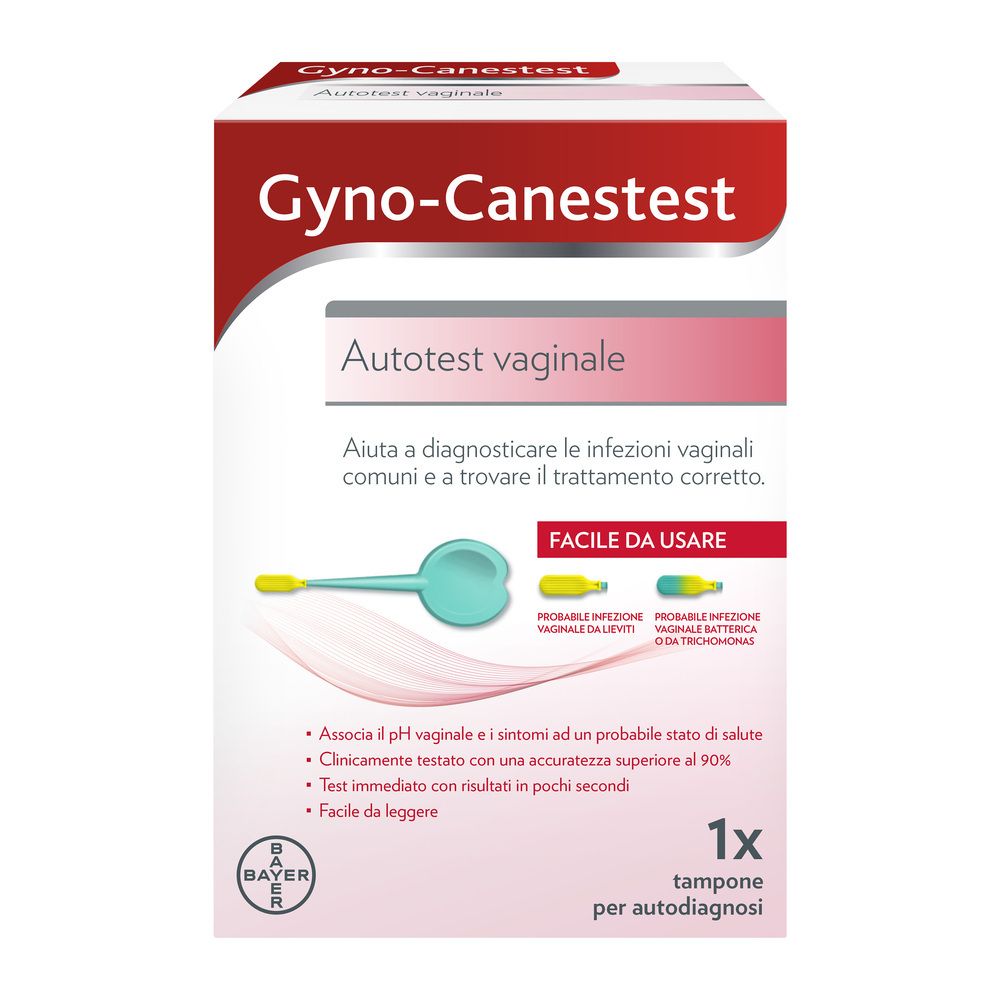Image of Gyno-Canestest Test Tampone Vaginale per Autodiagnosi Infezioni vaginali
