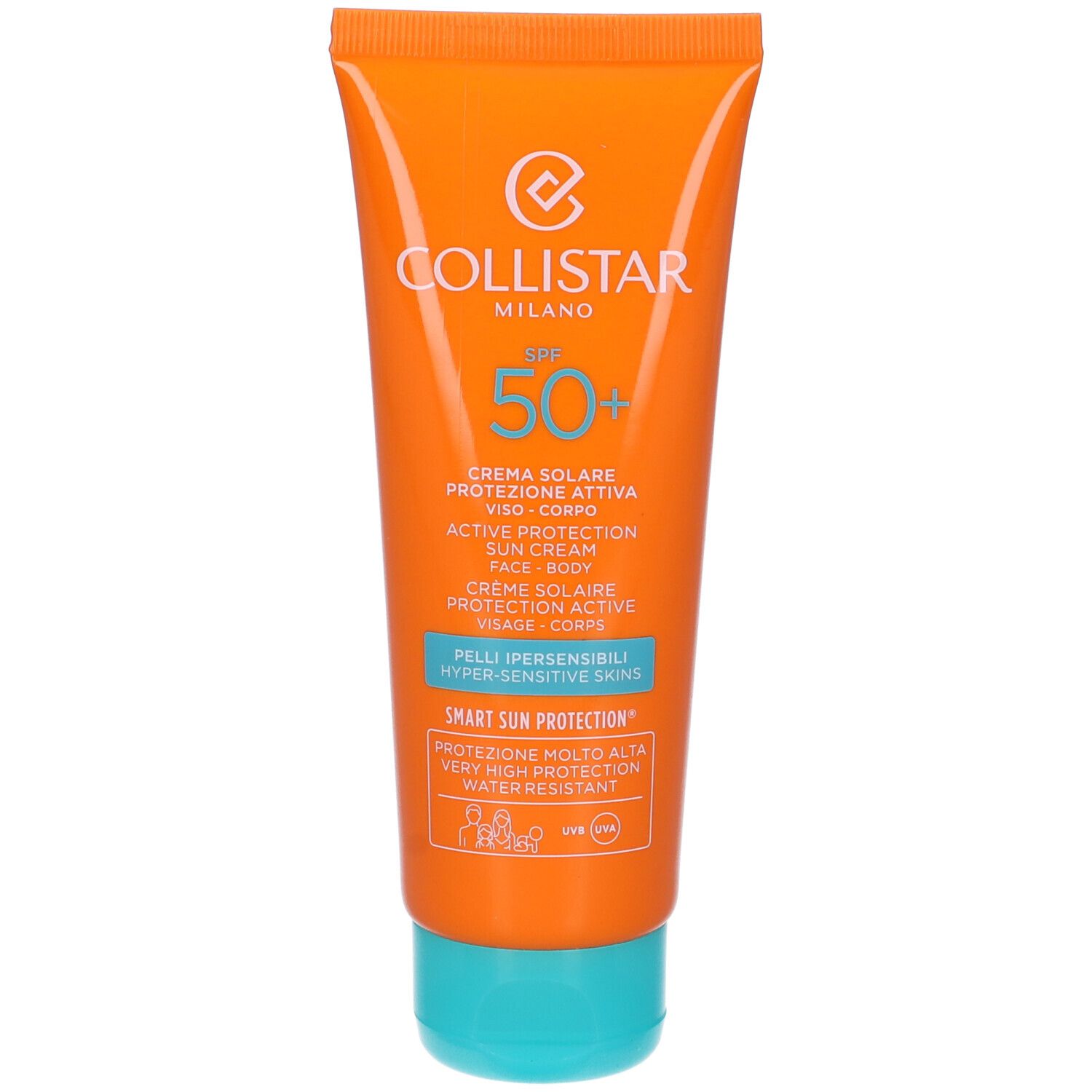 Crema Solare Protezione Attiva Pelli Ipersensibili SPF50+