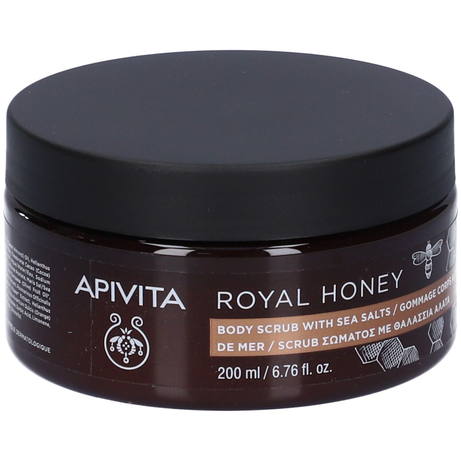 Apivita Royal Honey Scub Corpo Esfoliante con Miele e Sali Marini per pelle secca e disidratata- Risparmia il 10% con il codice: apivita0926