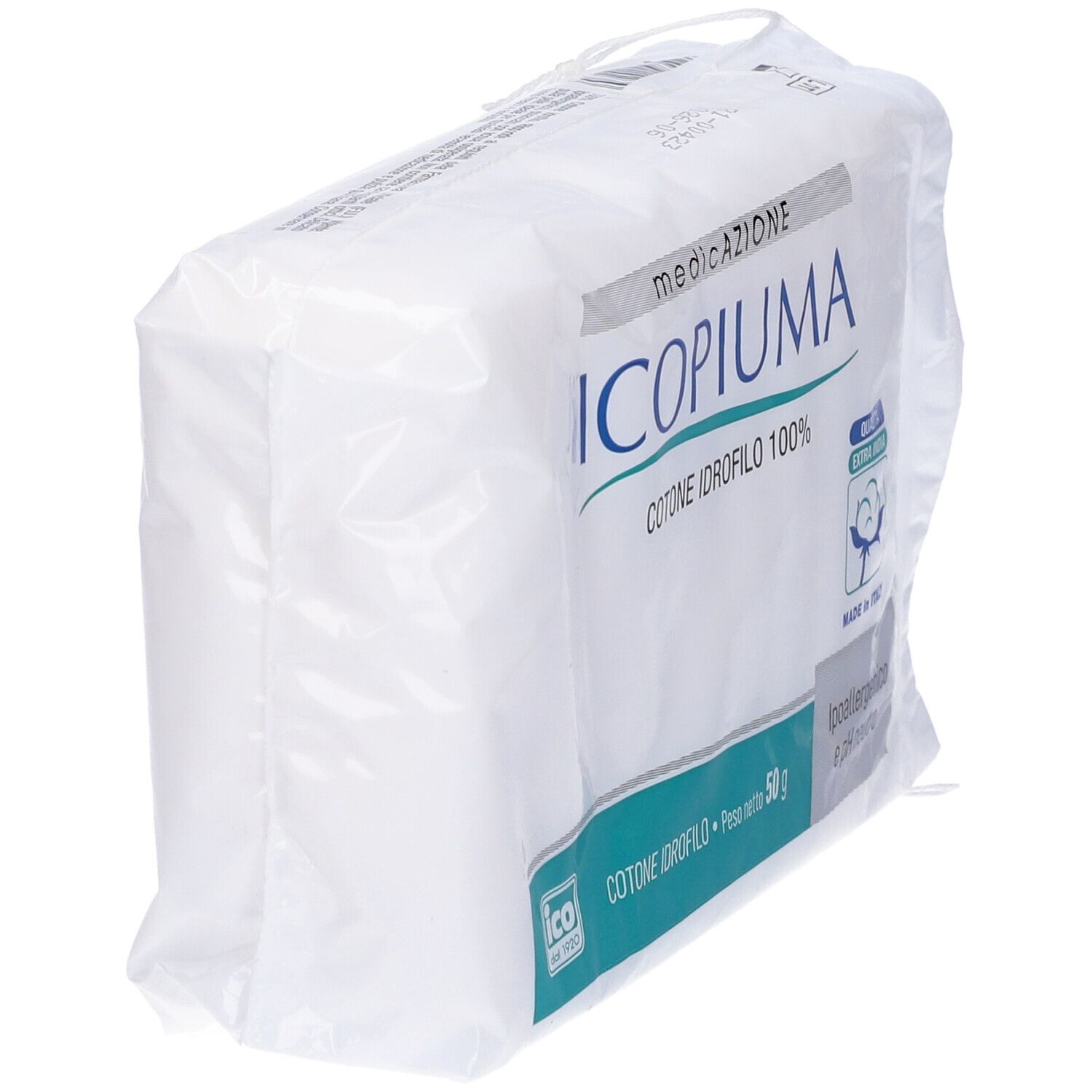 Icopiuma Cotone Idrofilo Extra Indiano 50 g Cotone idrofilo view 2
