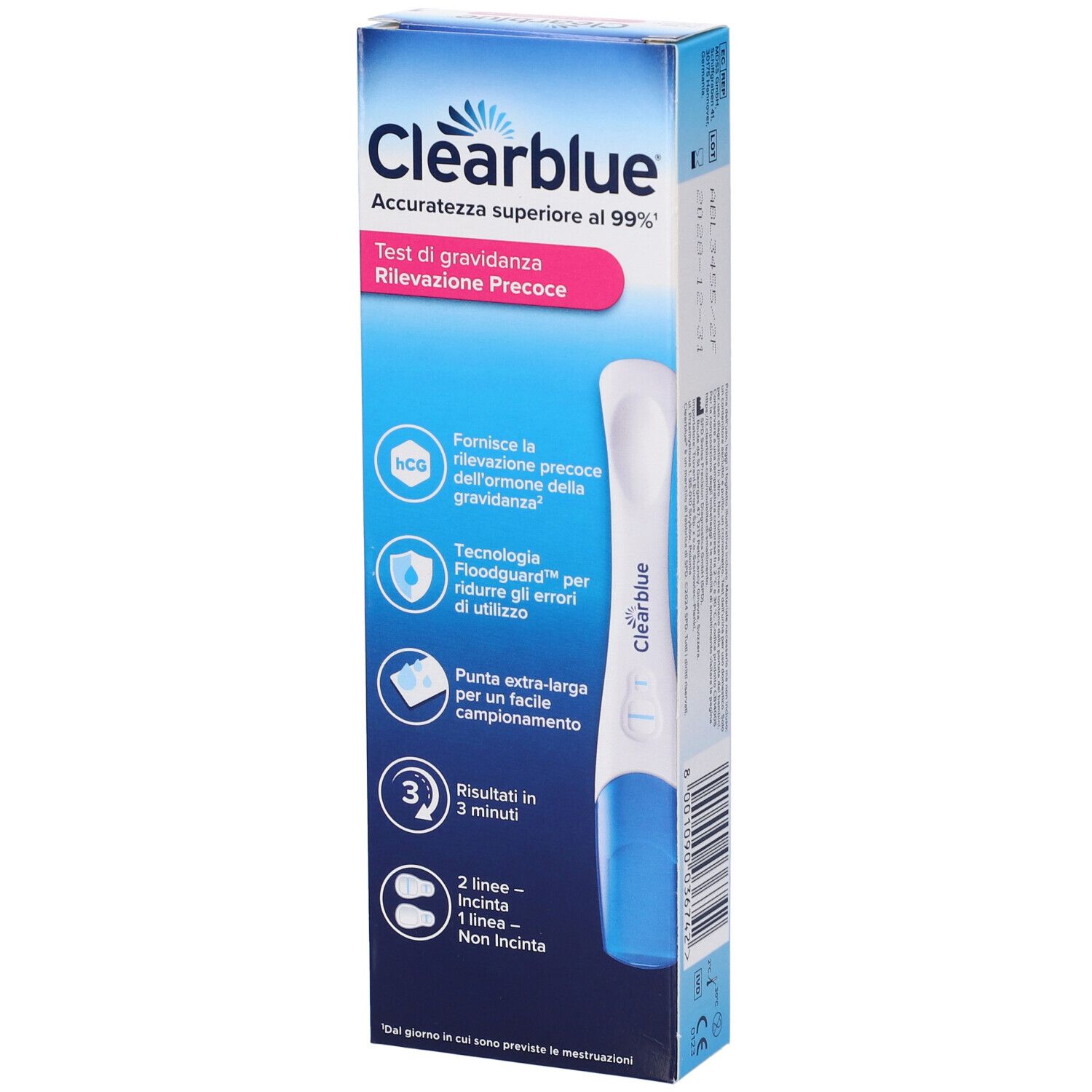 Clearblue Schwangerschaftstest, 1 Test.