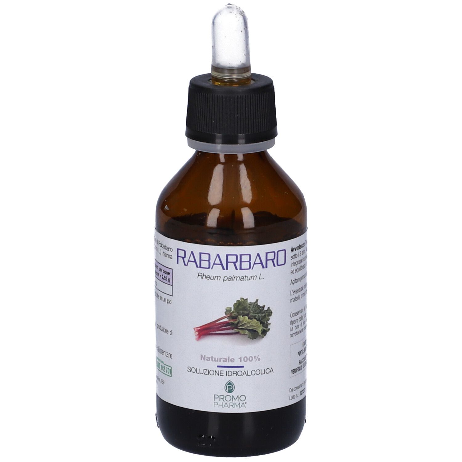 PromoPharma Rabarbaro Soluzione Idroalcolica Gocce 100 ml orali
