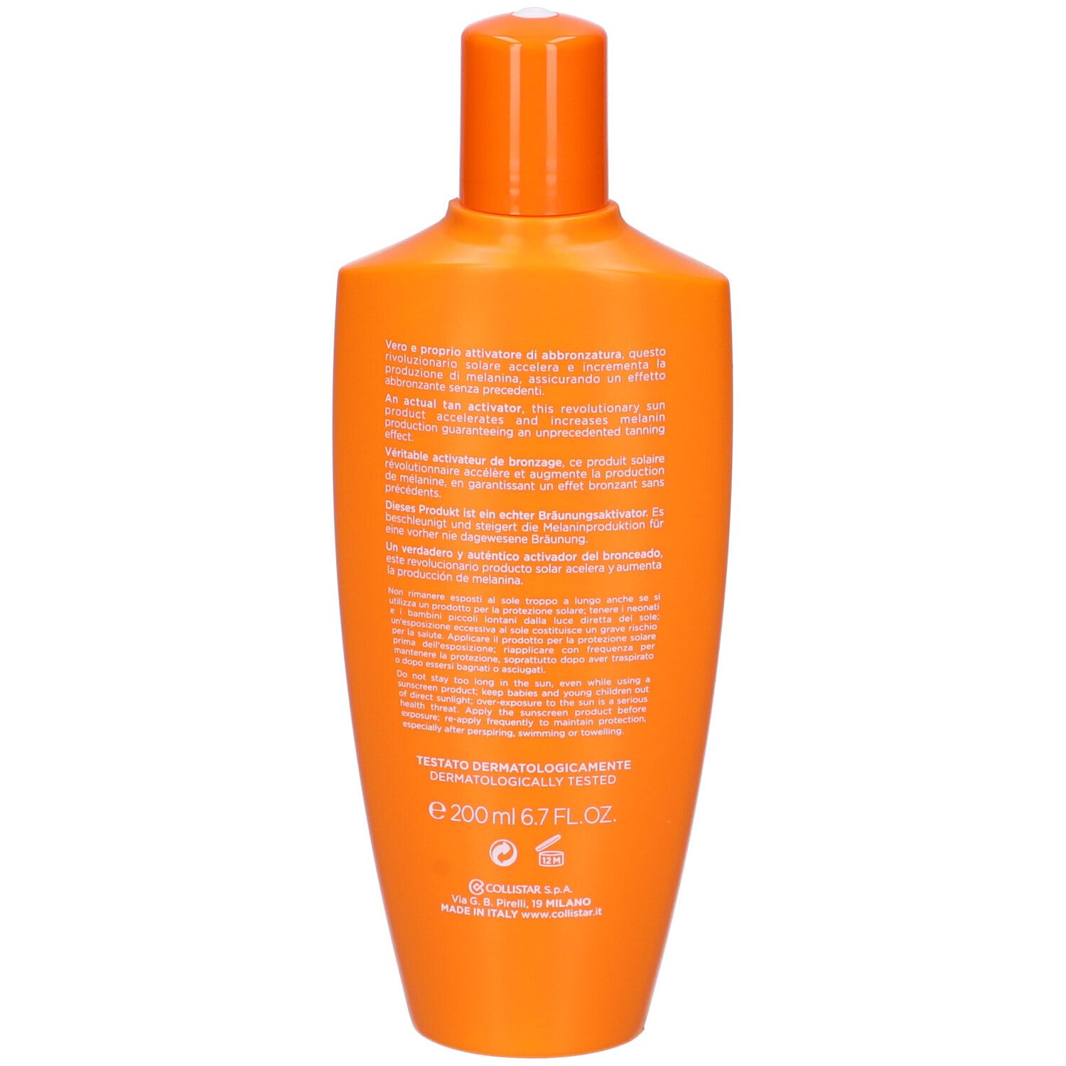 Collistar Special Perfect Tan Intensive Ultra-Rapid Supertanning Treatment Sonnencreme SPF 6 200 ml