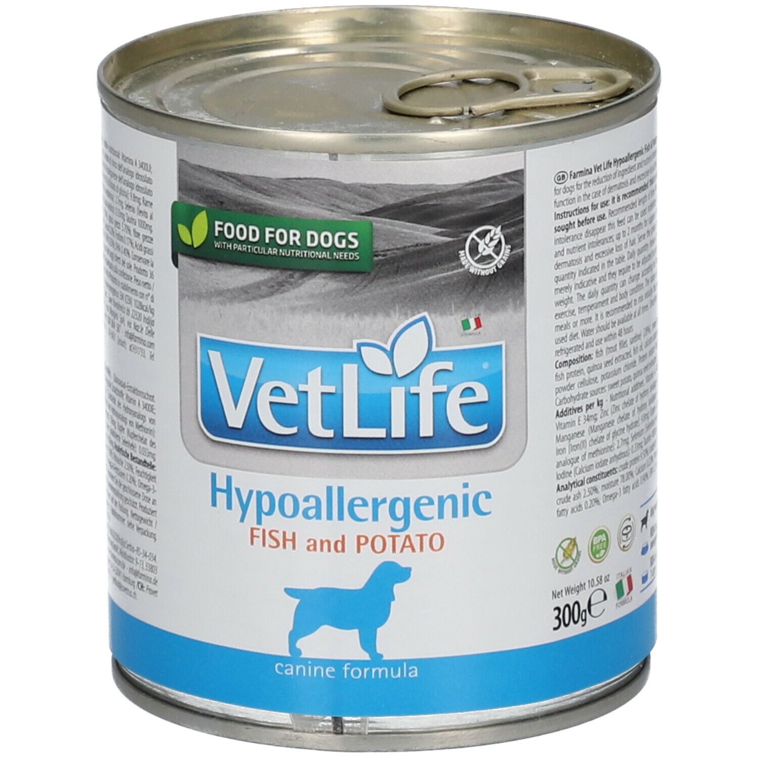 Image of Farmina® VetLife Hypoallergenic Fish And Potato Wet Food Canine