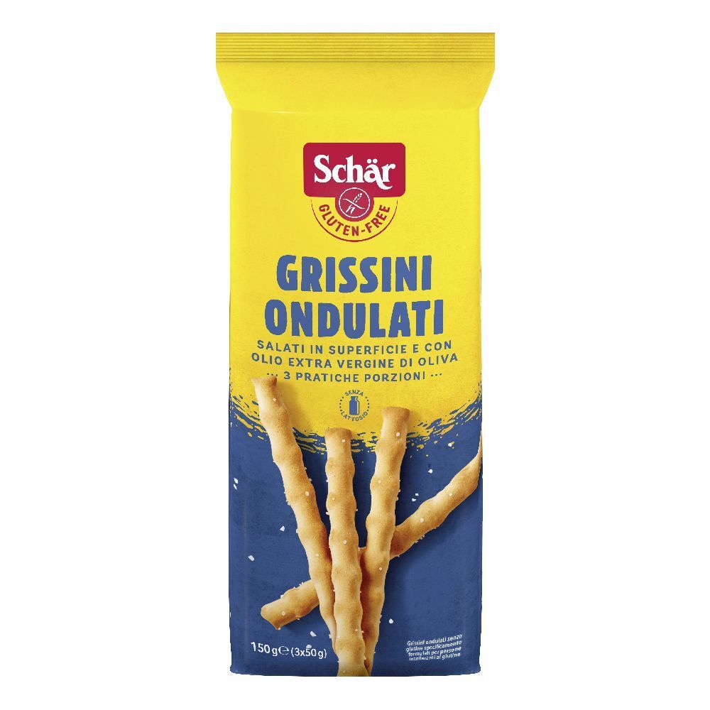 Schar Grano Grissini Ondulati Salati In Superficie 3 Porzioni Da 50 G - Immagine 7
