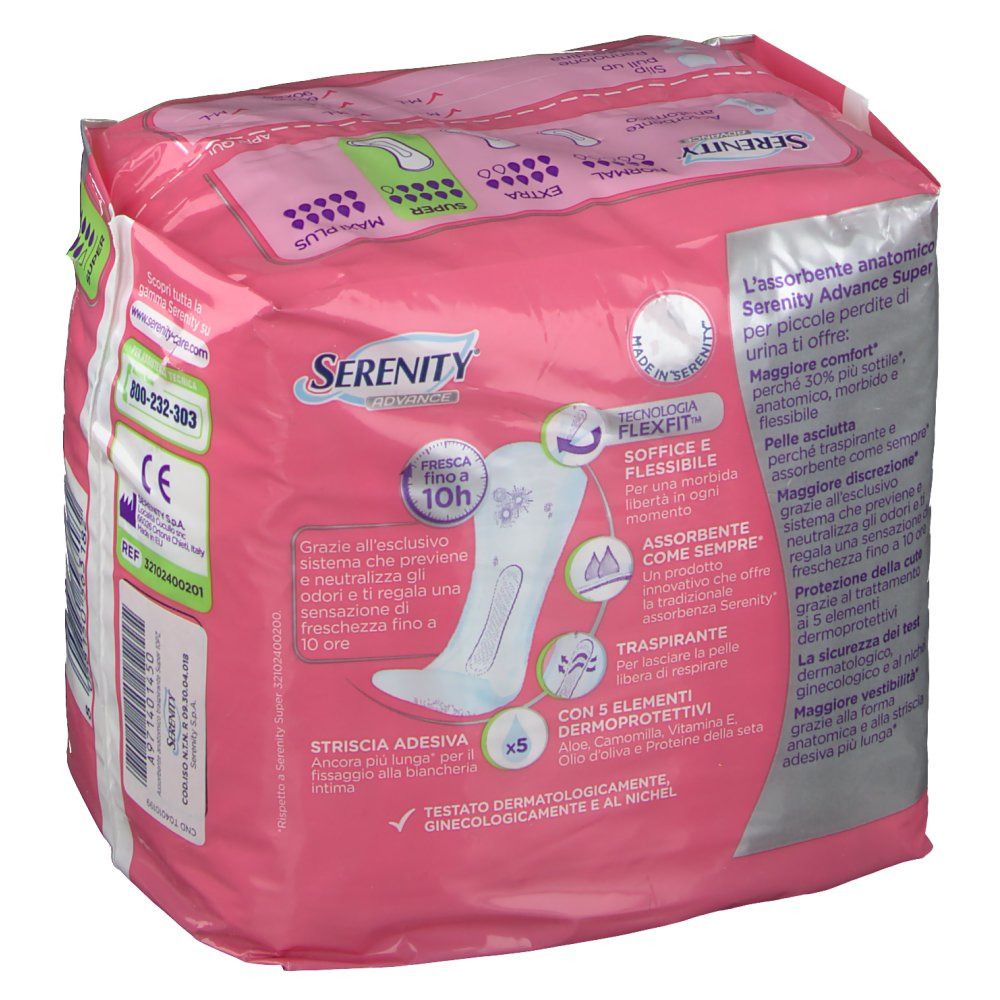 Confezione rosa. Marchio e caratteristiche del prodotto. Tecnologia Flexfit e ingredienti.