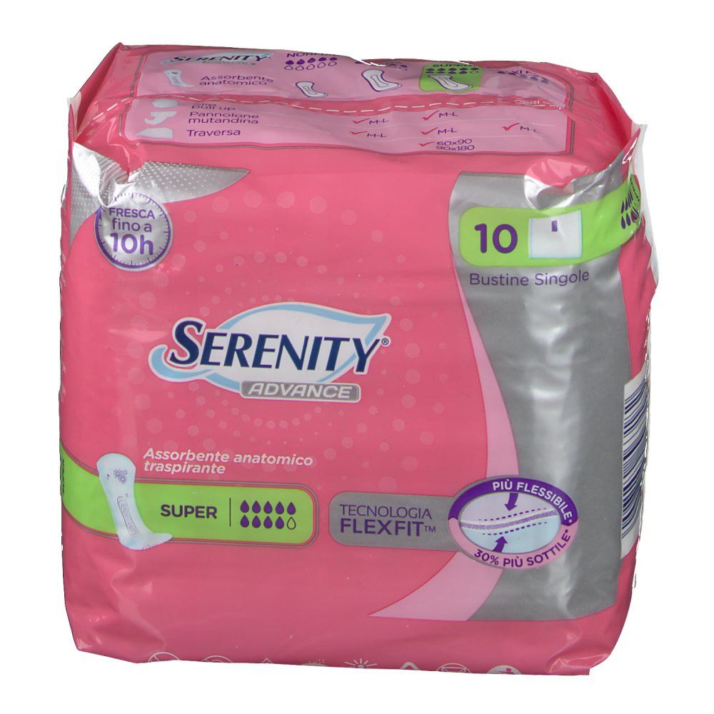 Confezione rosa. Marchio e 10 bustine singole. Anatomico e traspirante.