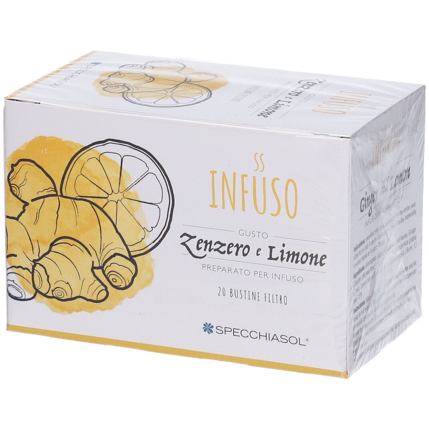 Specchiasol Infuso Tisana Zenzero + Limone 20 Filtri - Immagine 6