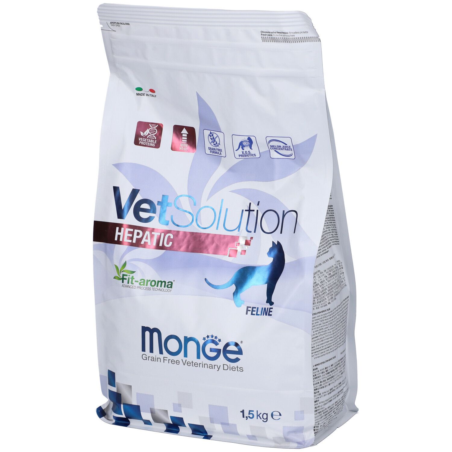 Monge Vet Solution Gatti Hepatic 1,5 Kg