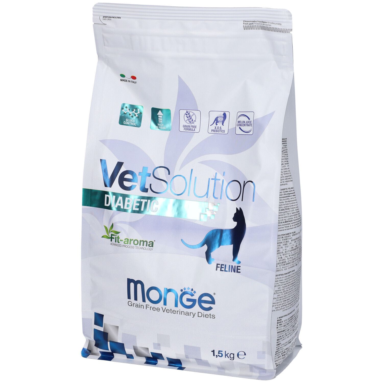 Monge Vet Solution Gatti Diabetic 1,5 Kg