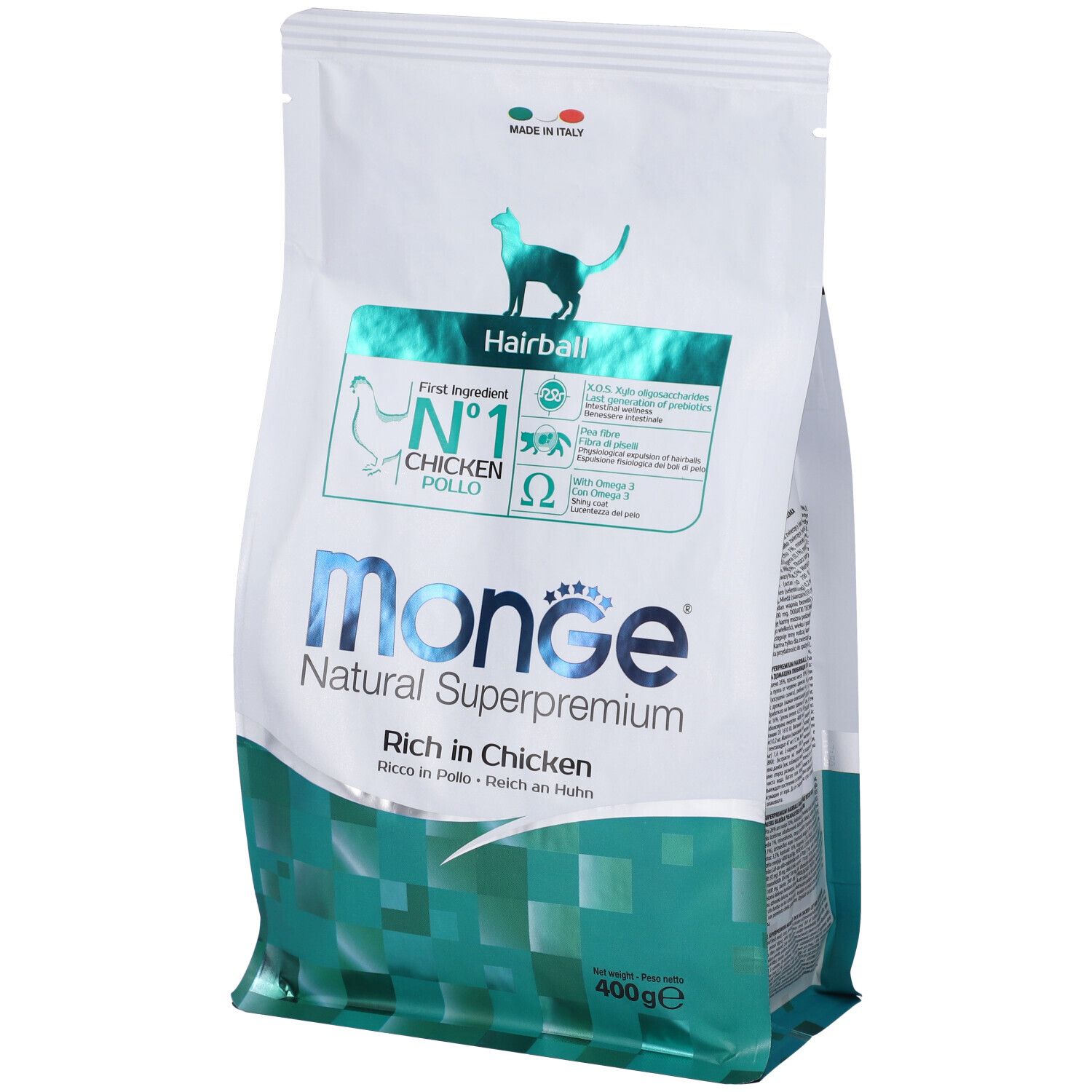 Monge Natural Superpremium Secco Hairball Croccantini Gatti Adulti