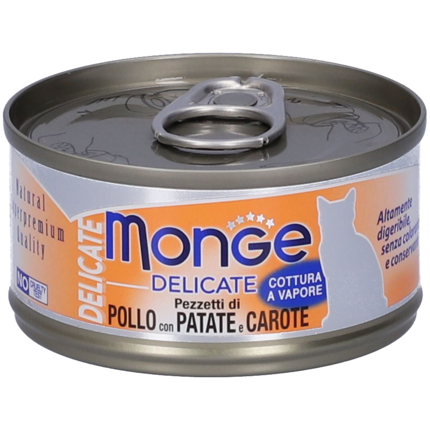 Image of Monge Natural Quality Gatto Monge Delicate Pezzetti Di Pollo Con Patate/Carote
