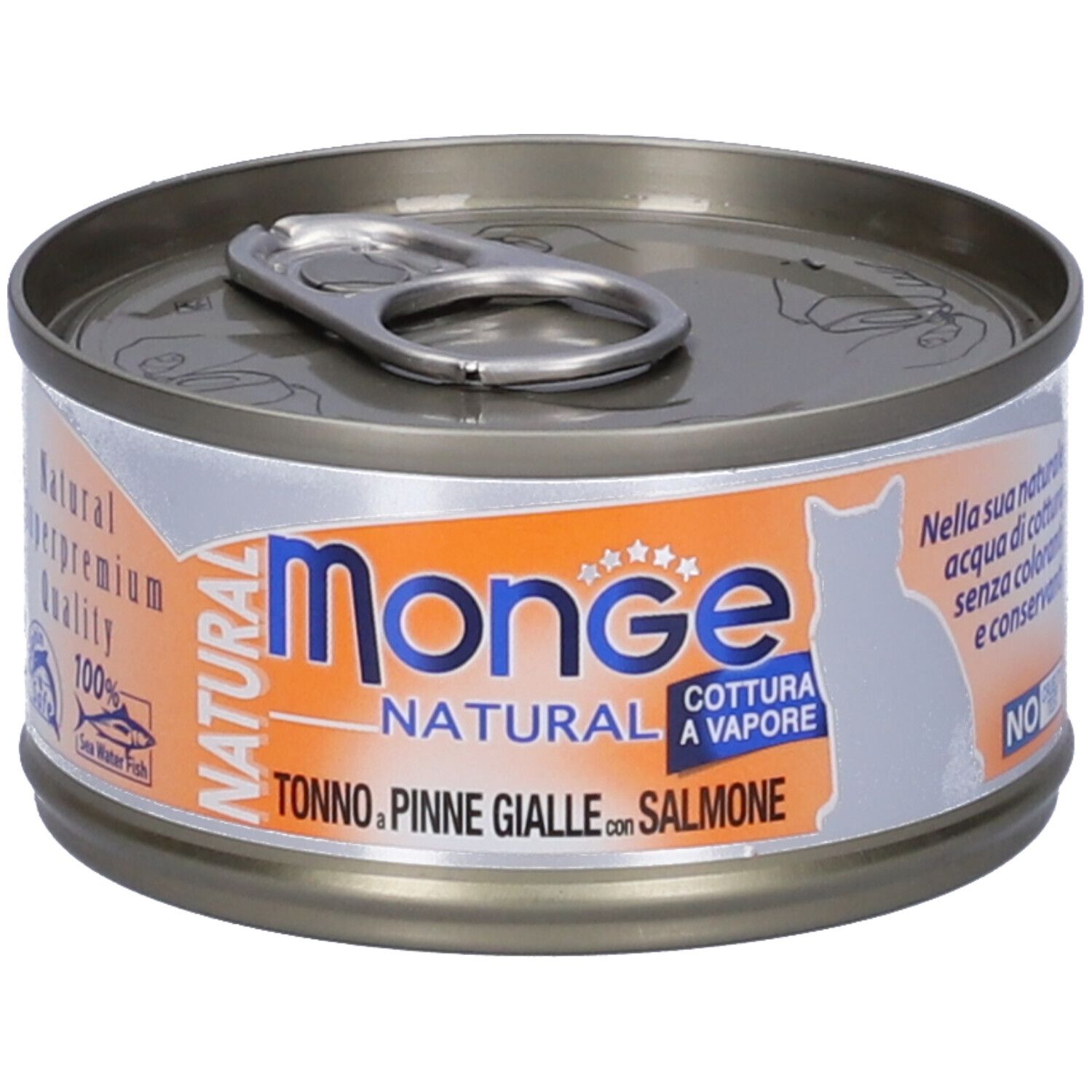 Image of Monge Natural Quality Gatto Monge Natural Tonno Del Pacifico Con Salmone