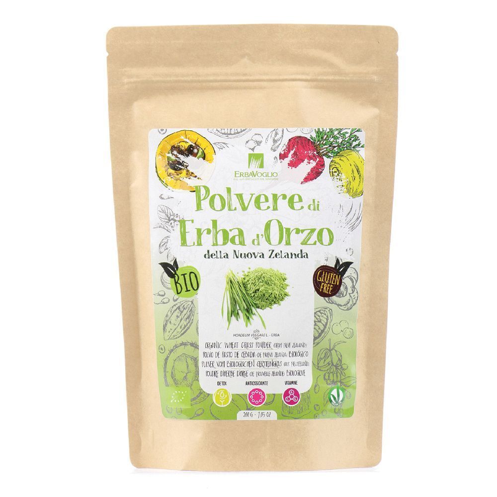 Erbavoglio Erba Di Orzo Nuova Zelanda Bio 200 G - Immagine 8