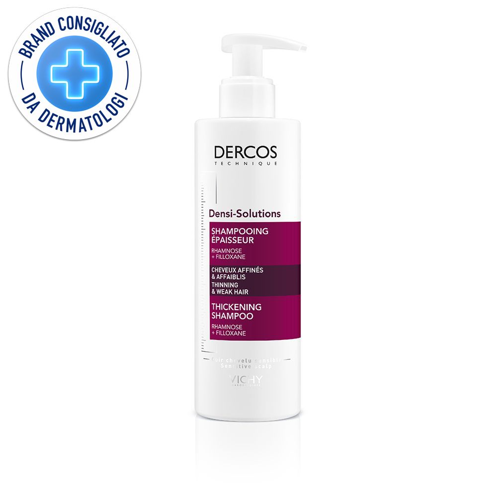 Vichy Dercos Densi-Solutions Shampoo Rigenera Spessore per capelli sottili e fini 250 ml