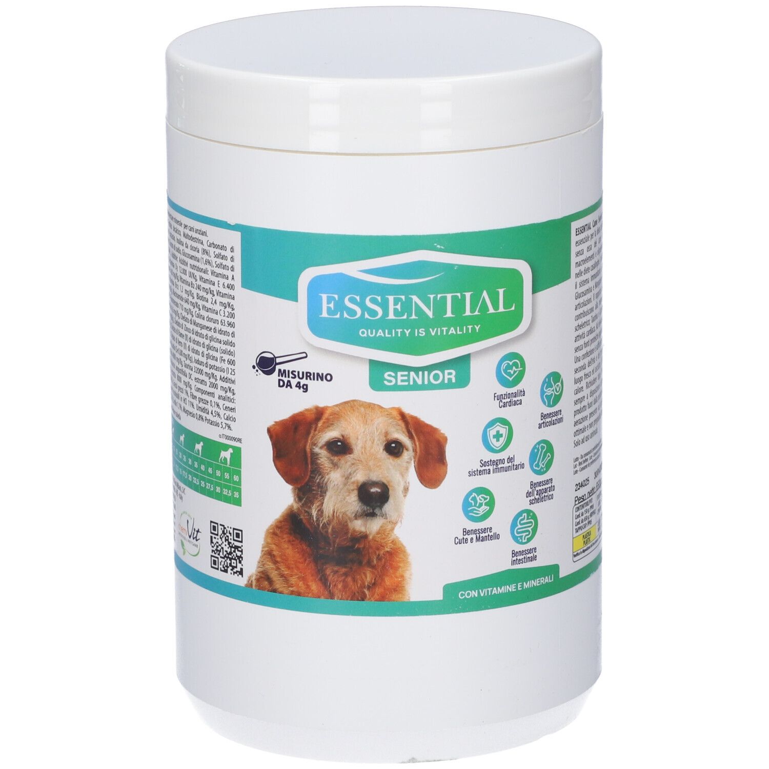 ESSENTIAL Senior Dieta Casalinga e Barf senza ossa - Alimento complementare per cani anziani 650 g - Immagine 5